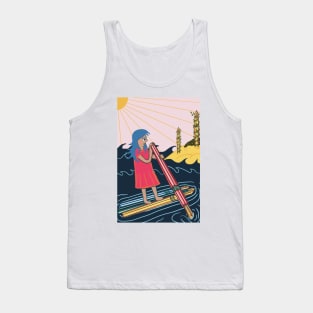 Six of Swords Tank Top